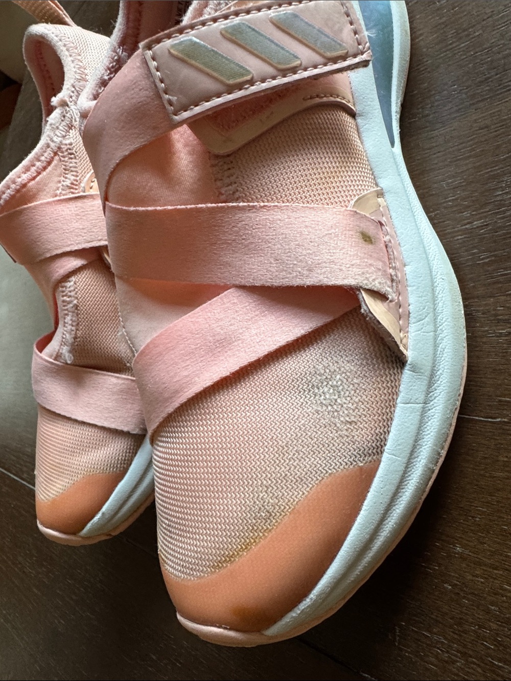 Size 2 girls adidas fortarun  running shoes - Picture 5 of 16